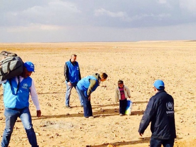 A 4-year-old Syrian refugee who was discovered alone in the middle of the desert